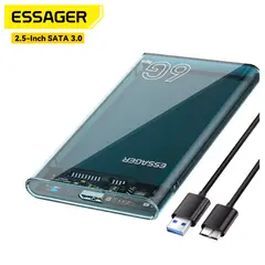 ESSAGER - Case para disco duro 2.5 Sata Usb 3.0