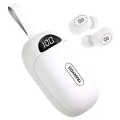 TRANYOO - Audífonos Bluetooth 5.1 Modo Independiente Sonido Limpio T-M3