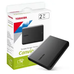 TOSHIBA - DISCO DURO EXTERNO 2TB USB 3.0 CANVIO BASICS