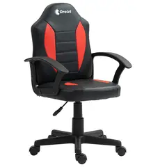 DREIZT - Silla Gamer Play Series Rojo Altura Regulable Infantil Niño