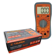 TRUPER - Multimetro Multitester Automotriz Digital Profesional