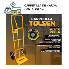 TOLSEN - Carreta o carretilla o carro de carga hasta 200 kg