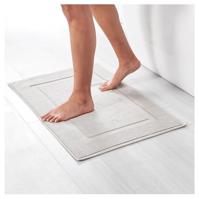 Toalla de Piso o para pies de Algodón 800gr - Gris