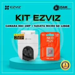EZVIZ - CAMARA H8C 2MP + MEMORIA SD HIKSEMI 128G