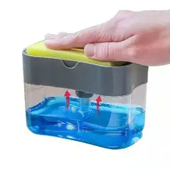 GENERICO - Dispensador de Jabón Líquido Ayudin con Esponja - Soap Pump
