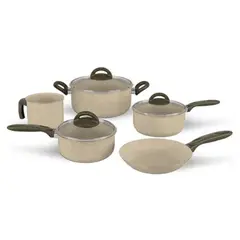 BRINOX - Juego de Ollas 8 Piezas Ceramica Suprema
