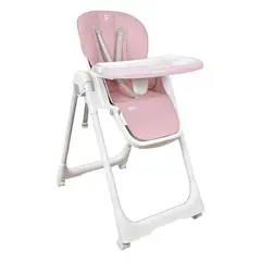 PRIORI - Silla De comer Para Bebé Multiposiciones Galaxy Rosa