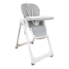 PRIORI - Silla De comer Para Bebé Multiposiciones Galaxy Gris Claro