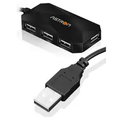 ASTROM - Hub 4 Puertos USB 2.0 AT-1002 -