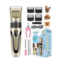 KEMEI - 12 en 1 Máquina de Aseo Profesional para Mascotas