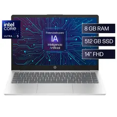 HP - Laptop 14-ep1001la Intel Core Ultra 5-125H 8GB 512GB SSD
