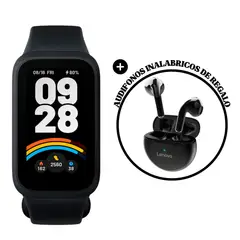 XIAOMI - Smartwatch Band 9 Active + Audífonos Lenovo HT38 de Regalo