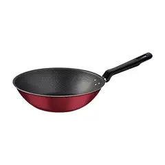 TRAMONTINA - SARTEN WOK DE 24 CM DE DIAMETRO 2.2 LT ROJO LORETO