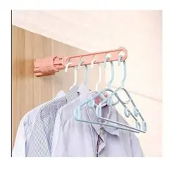 GENERICO - Colgador de Ventana Multiusos Organizador Tendedero rosado