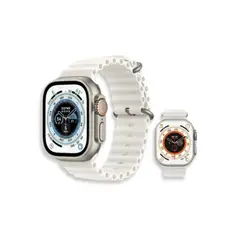 GENERICO - Smartwatch Reloj Inteligente Versión Deportiva T800 Max - Blanco