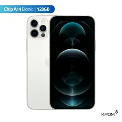 APPLE - Celular iPhone 12 Pro 128GB Plateado Seminuevo Grado A