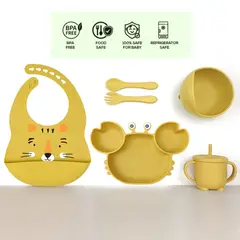 GENERICO - Set de alimentación para bebé tiger