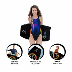 RYBIU IMPORT - Pack2 Body Board Innovador y Util en Negro Y+Regalo Agendita