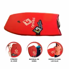 RYBIU IMPORT - Pack2 Tabla Moderna para Playa Rojo Y+Regalo Agendita