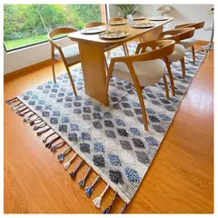 GENERICO - Alfombra Decoghar Diamond Blue IC 17434 120x180cm