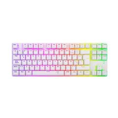 T-DAGGER - Teclado Gamer Bora Rainbow T-Tgk313W-Rd-Sp Red Switch White
