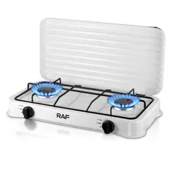 RAFF - Cocina Estufa a Gas Doble Hornilla Raf Color Blanco