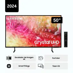 SAMSUNG - Televisor LED 50 Crystal UHD 4K UN50DU7000G Tizen OS Smart TV