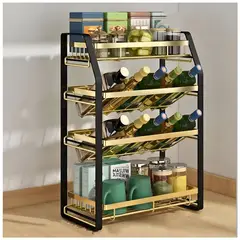MINARI - Estante Organizador Condimentero Especiero Para Cocina 4 Niveles 65V
