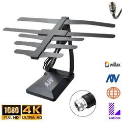 OEM - Antena HDTV Para TV LCD Smart TV VHF-UHF Señal Digital Cable 130cm