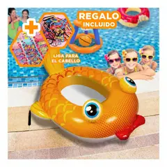 RYBIU IMPORT - Pack4 Inflable Liviano de Niños Amarillo Y+Ligas de Regalo