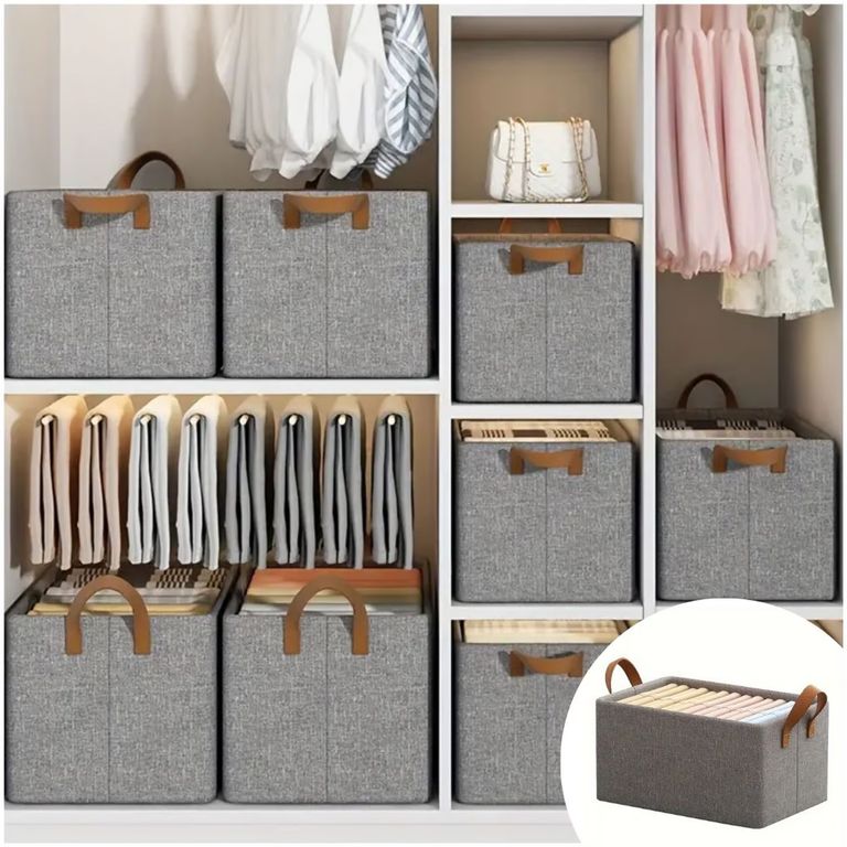 Organizador de Ropa Plegable Multiusos Caja de Almacenamiento