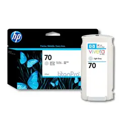 HP - Cartucho de Tinta HP 70 Gris O Gray Claro C9451A Original