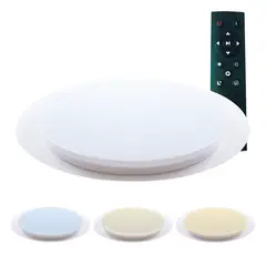 DIXON - Panel Plafon Smart Led 36W Tricolor Aro Transparente 2700Lm