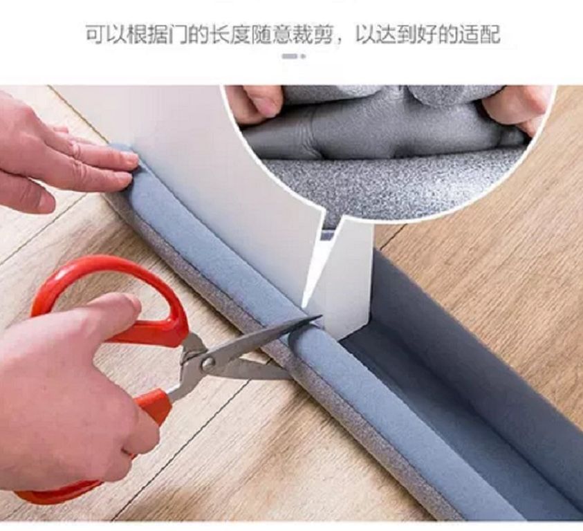 Pack x 2 Burletes Flexible de Espuma 95cm Protección de Puertas -
