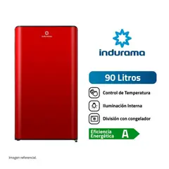 INDURAMA - Frigobar Defrost 90 litros Rojo RI-109R
