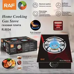 OEM - Cocina Estufa de Gas de Vidrio Templado 1Hornilla