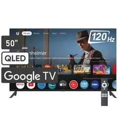 BLACKLINE - Televisor QLED 50” UHD 4K Smart TV BL50-T6210QD 120Hz