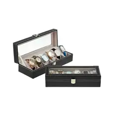 OEM - Organizador de Relojes 6 Compartimientos Portarelojes Exhibidor