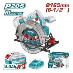 TOTAL TOOLS - Sierra Circular O Radial 20V 6½ 165mm Motor BL- TSLI16521