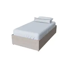 MUEBLES MACRUMO - TARIMA 38CM BÁSICA CON ENCAJE 2PLZ COLOR ARENA