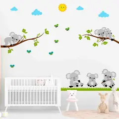 GENERICO - Vinilo Infantil Koalas decoracion adhesivos para de habitacion niños