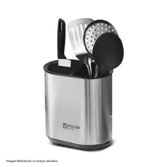 FACUSA - PORTA UTENSILIOS DE COCINA DE ACERO INOXIDABLE