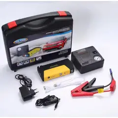 GENERICO - Kit Arrancador de Bateria y Compresor de Aire Auto Camioneta