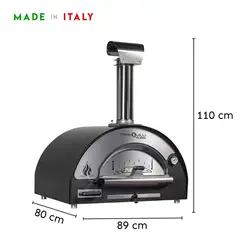TRANQUILLI FORNI - Horno de Leña para pizzas I Arde Medium I Grafito