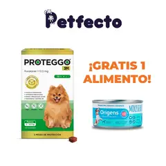 PROTEGGO - ANTIPULGAS PARA PERROS - 3 MESES (2 – 4.5 kg.)