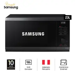 SAMSUNG - Microondas 23LT con dorador Acero Inoxidable MG23DG4524AGPE