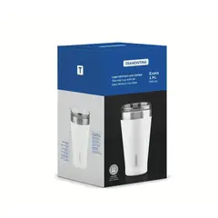 TRAMONTINA - Vaso Termico con tapa 550 ML Blanco Exata -