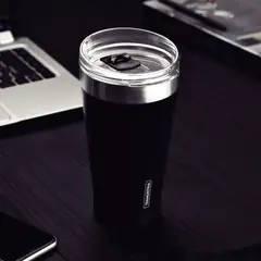 TRAMONTINA - Vaso Termico con tapa 550 ML Negro Exata -