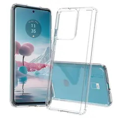 GENERICO - Funda para Motorola Edge 50 Fusion TPU 100% Transparente