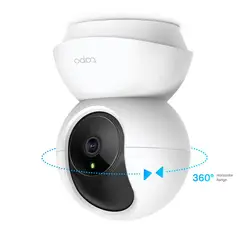 TP LINK - TP-LINK TAPO C210 Cámara de seguridad WIFI 3MP 2K 360° Alexa Google